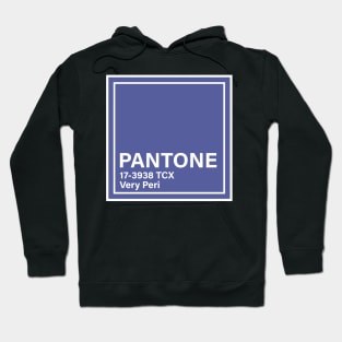 pantone 17-3938 TCX Very Peri, year 2022 Hoodie